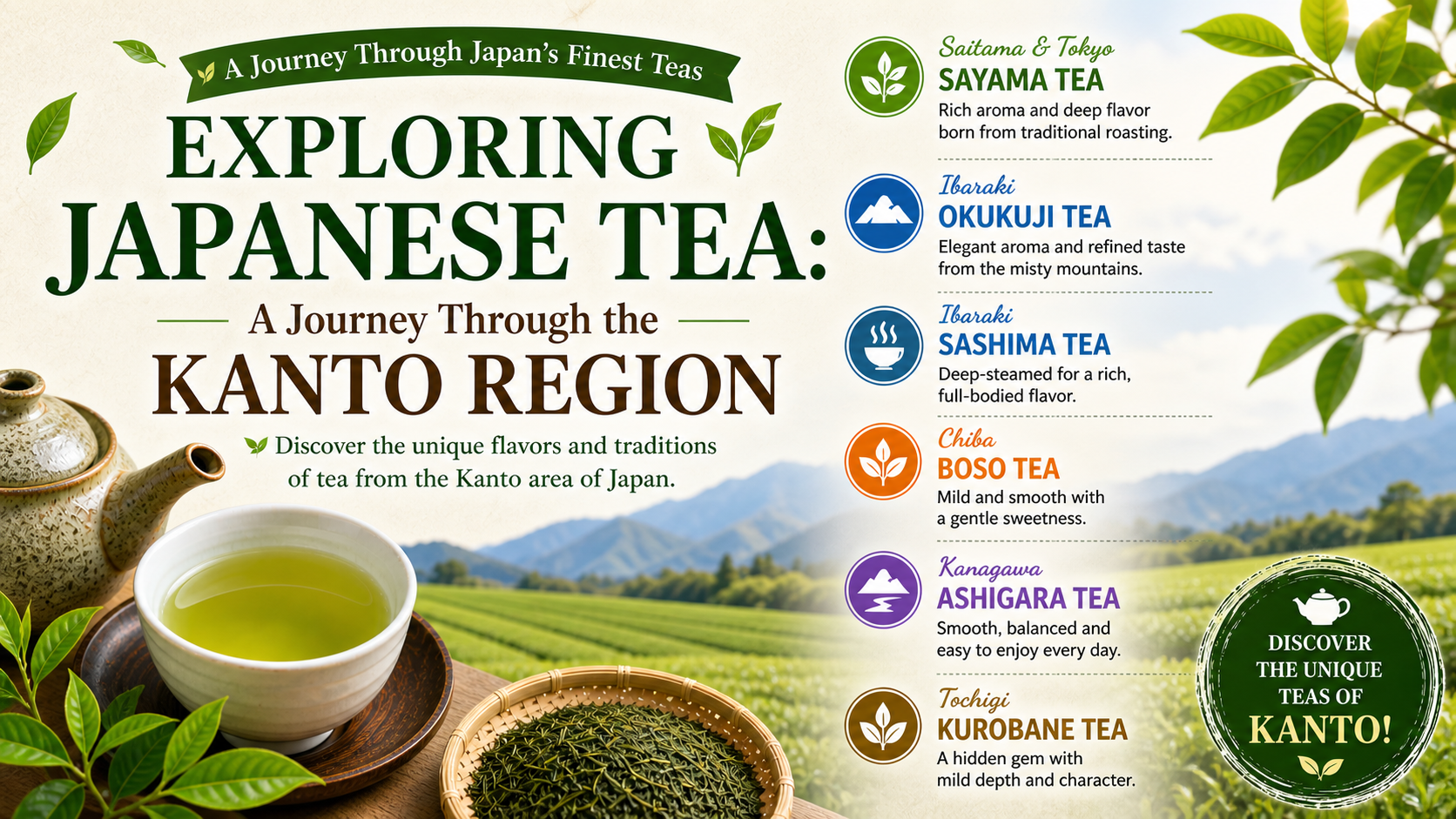 Exploring Japanese Tea: A Journey Through the Kanto Region